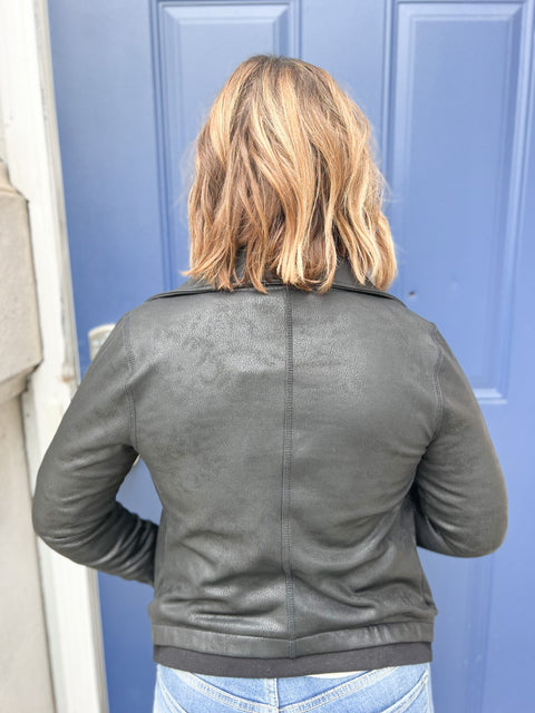 Along for the Ride Faux Leather Jacket