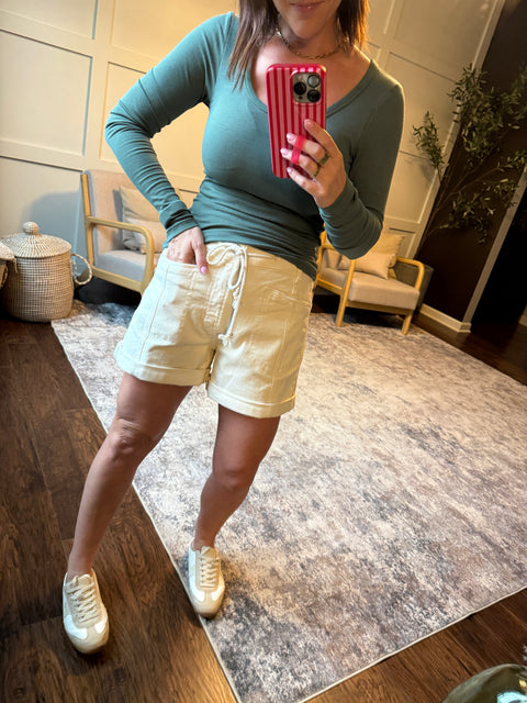 Stirring Drawstring Shorts