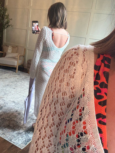 Summer Oasis Coverup-White