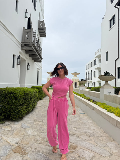 Road Trippin' Set-Fuchsia