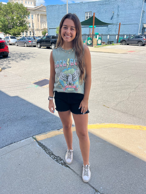 Rock N Roll Tank 1981 -olive