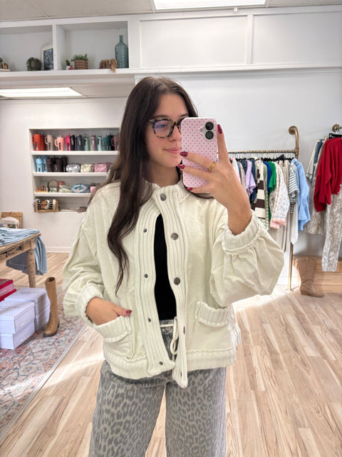 Just Right Cardi-Oatmeal