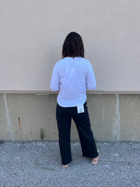 Classic Fit Long Sleeve-White