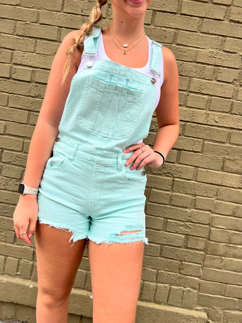 Mint Shortalls