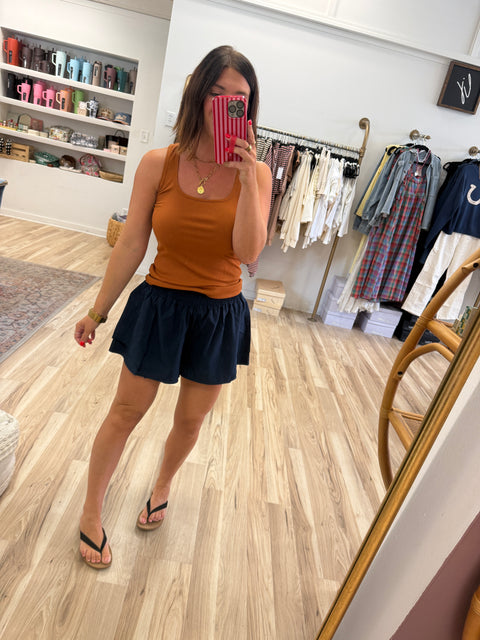 Stride Flex Flutter Shorts-Navy