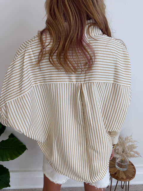 Striped Button Up