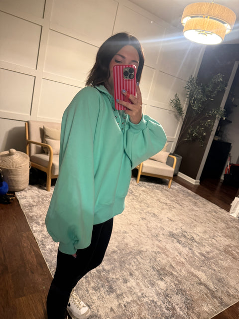 Piper Pullover-Seafoam