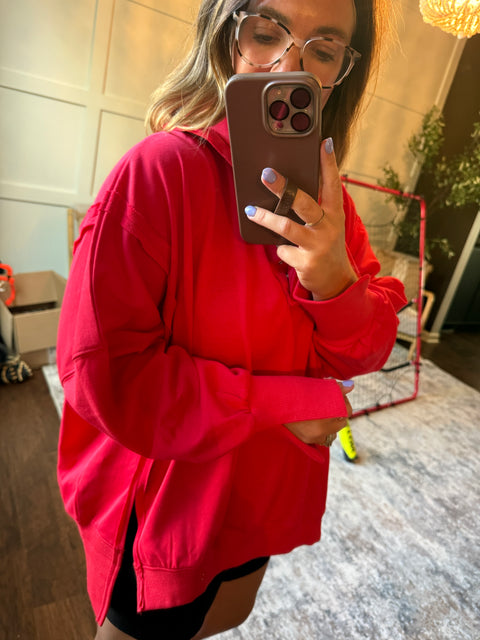 Tamika Sweatshirt-Red