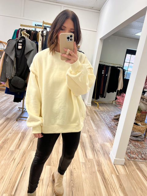 Leilani Sweatshirt - Cream