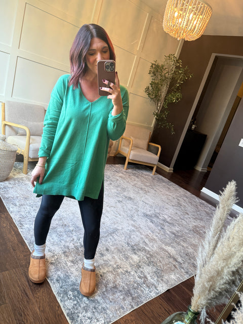 Can't Be Beat Sweater-Green