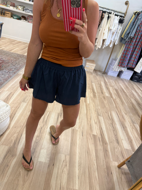 Stride Flex Flutter Shorts-Navy