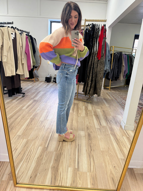 Trivia Slim Crop Denim