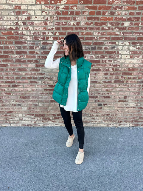 Over Time Vest - Green