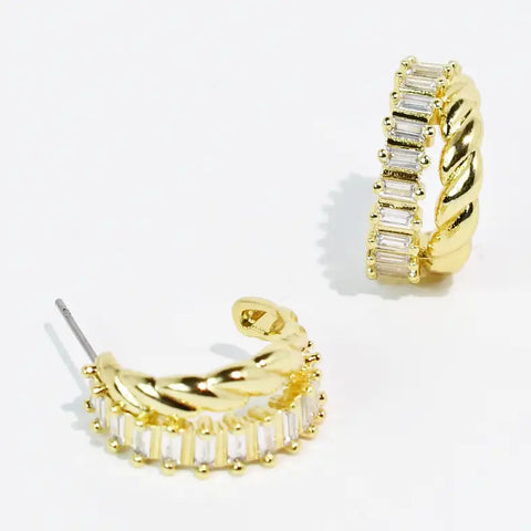 Croux Crystal Hoops