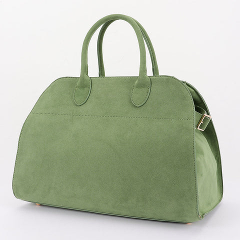 Suede Bowling Bag