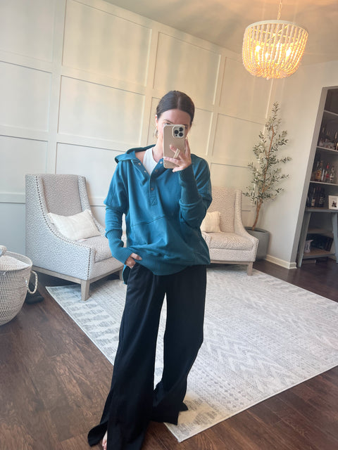 Vivi Pullover - Teal