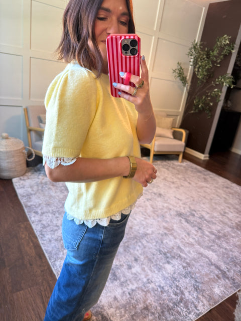 puff sleeve sweater