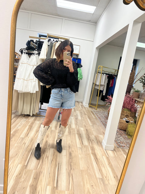 Stay True Sweater - Black