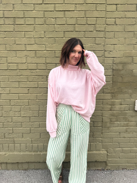 Easy Feeling pullover-lt pink