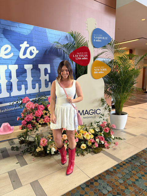 Bubble Hem Dress - White