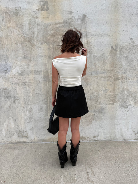 Asymmetrical Top-Ivory