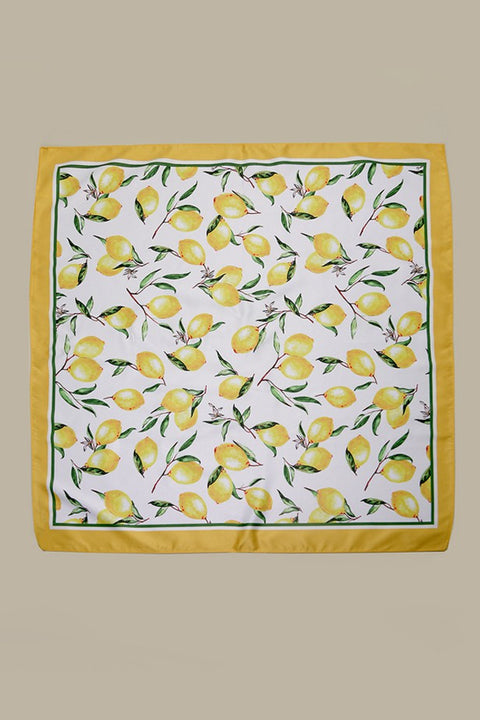 Floral Silk Bandana Scarves