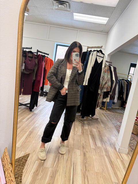 Plaid You're Mine Blazer