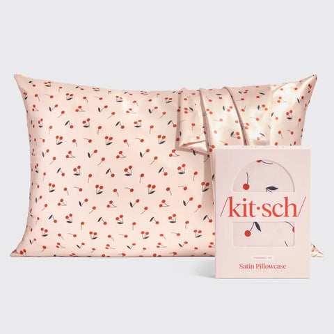 Satin Pillowcase-Cherry