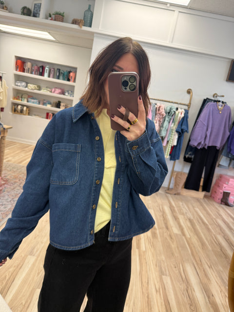 Comfortable Charm Denim Jacket