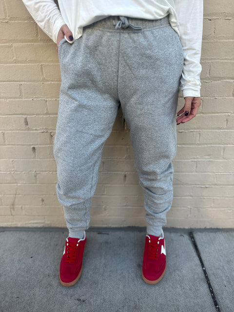 Drop off Joggers-Grey