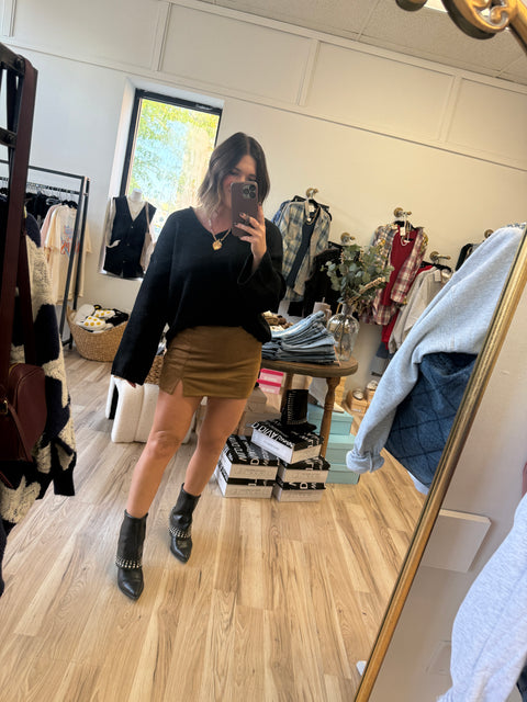 Always Right Sweater-Black