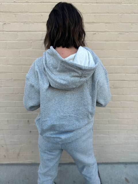Drop off Hoodie-Grey
