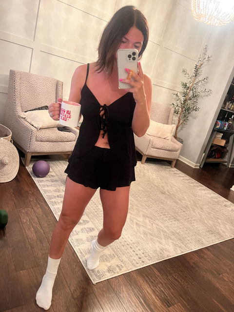 Flirty Nature Set-Black