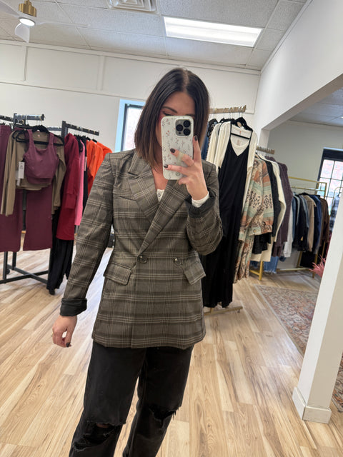Plaid You're Mine Blazer