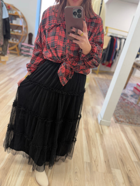 Polka Dot Tulle Skirt