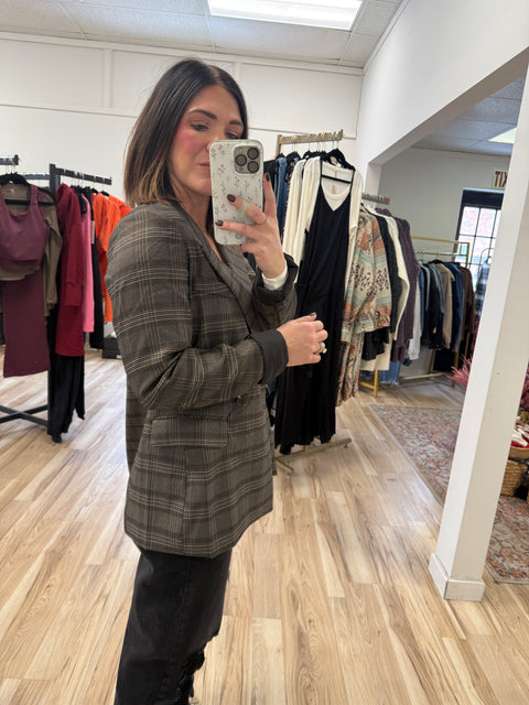 Plaid You're Mine Blazer