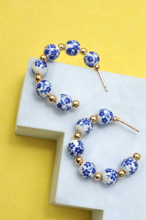 Porcelain Hoops