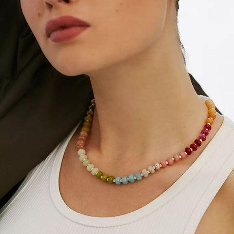 Semi Precious Stone Necklace