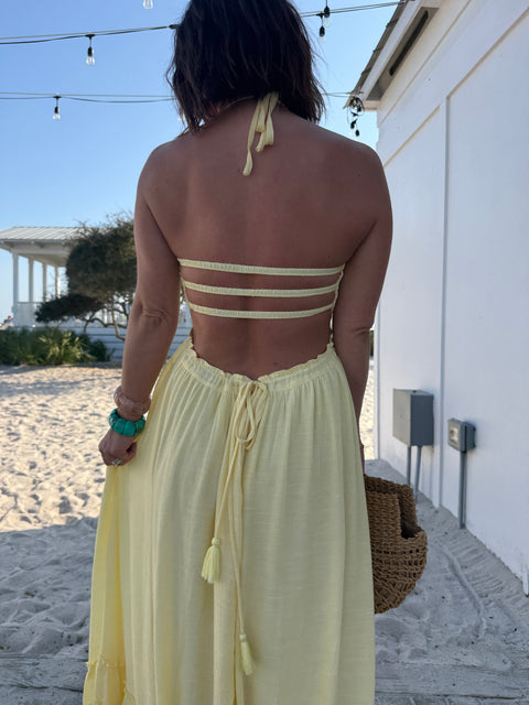 Paradise Dress-Yellow