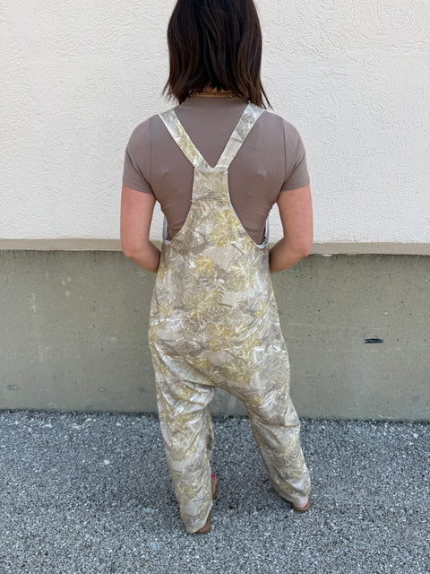 Taupe Camo Jumpsuit