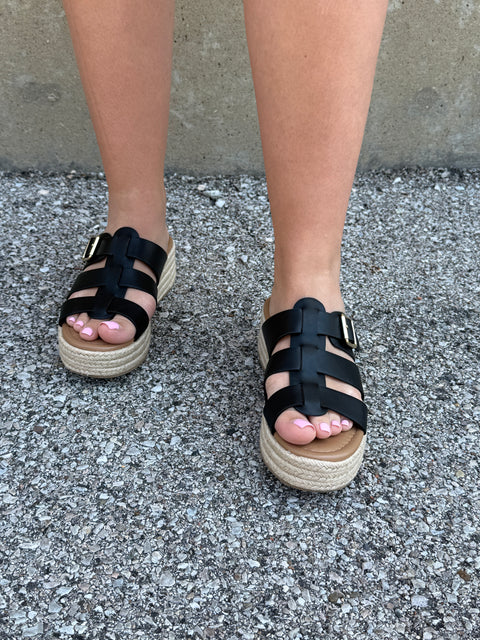 Judy Sandals- Black