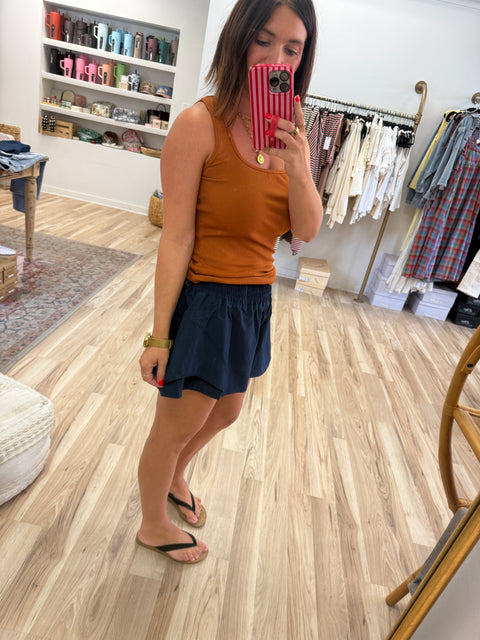 Stride Flex Flutter Shorts-Navy