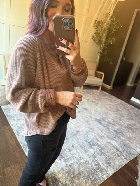 Good Life Henley-Chestnut