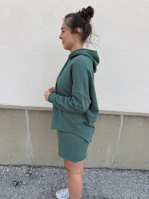 Malibu Hoodie-Eldergreen