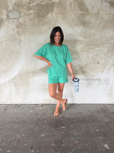 Amaya Textured Set- Green