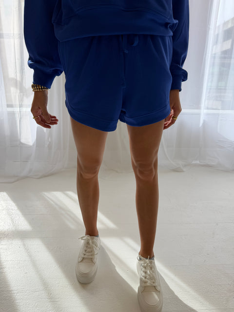 Just Ask Shorts-Cobalt