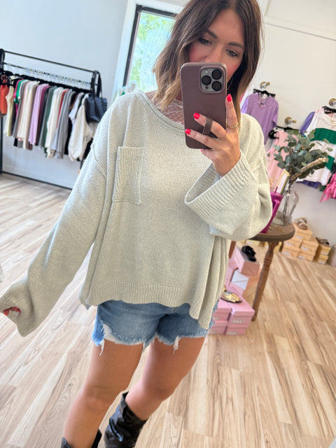 Slouchy Pocket Sweater
