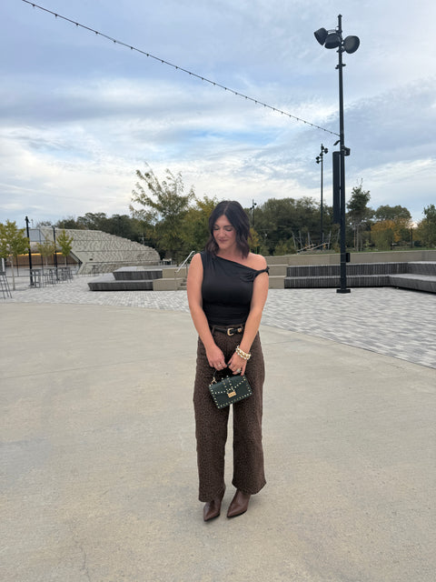 Asymmetrical Top-black