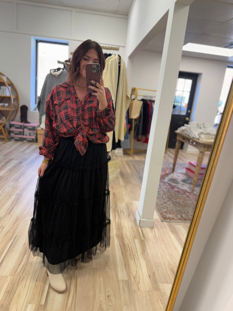 Polka Dot Tulle Skirt