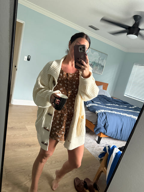 floral pointelle set